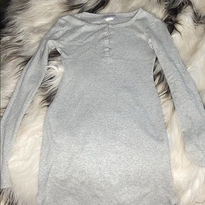 Grey Fitted Dress